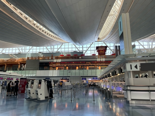 羽田国際空港第3ターミナル2022年6月の様子を撮影した写真
